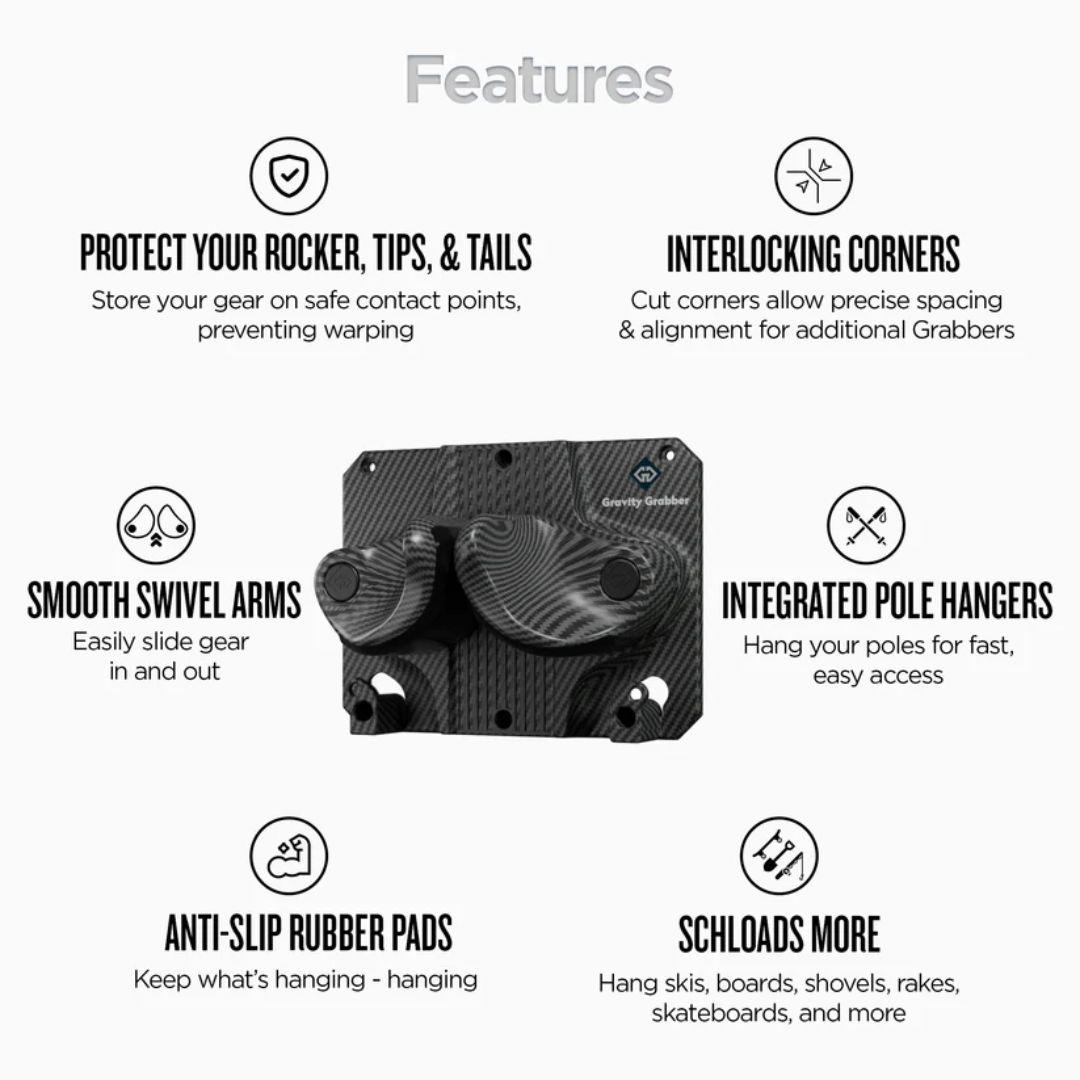 Gravity Grabber - 3 Pack - Carbon